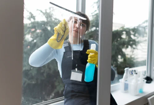 Nettoyage de vitres intérieures et extérieures à Bernac